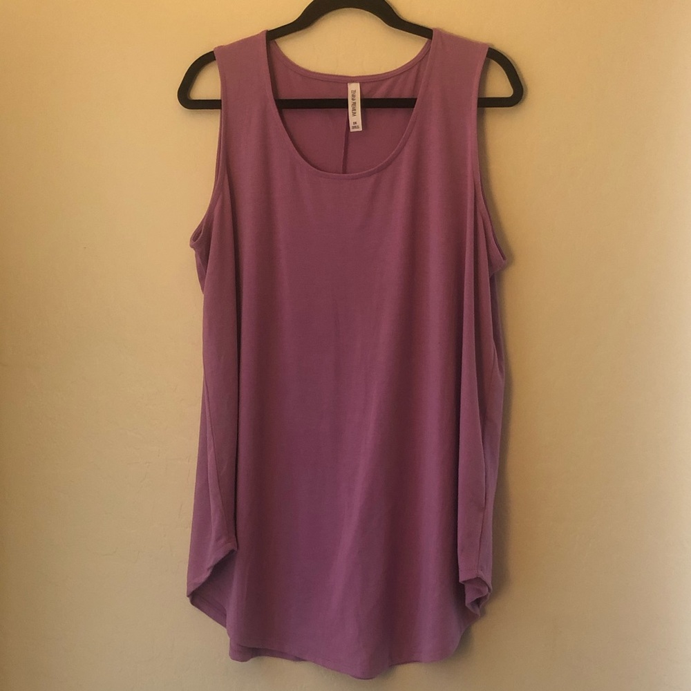 Purple Long Tank